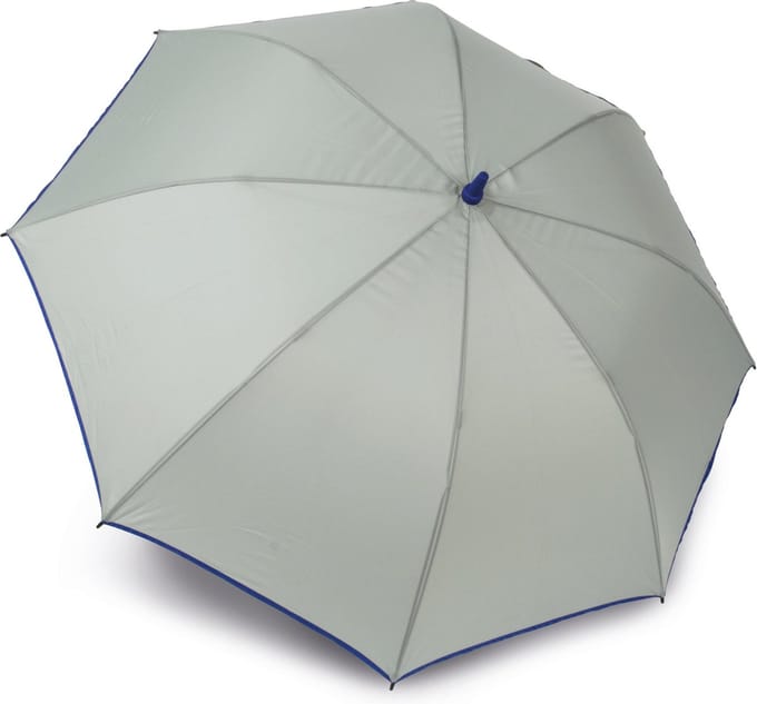 Kimood Automatische paraplu KI2018 - Storm Grey / Royal Blue - One size