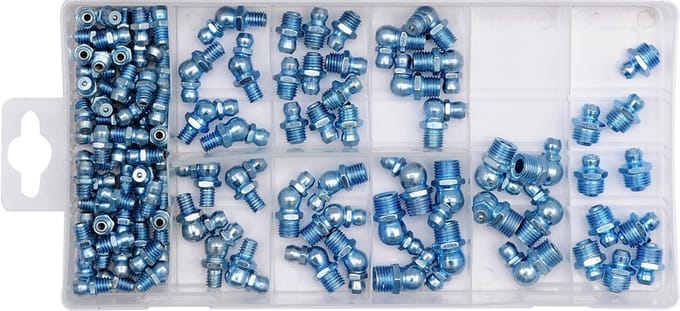 Yato Serie - Meterse Vetnippelset - 110 Stuks - Organizer
