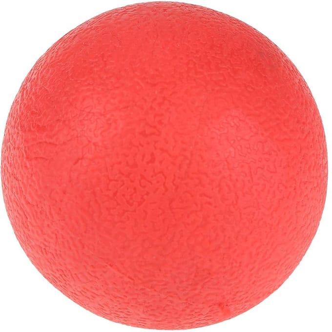 Massief rubberen bal interactief speelgoed voor hondentraining, kauwen, spelen, apporteren, speelgoed S red