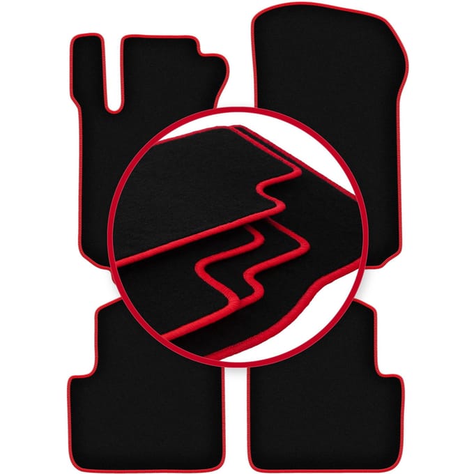 CARLUX-RED automatten voor: Mercedes R V251 / R251 minivan (2005-2013)