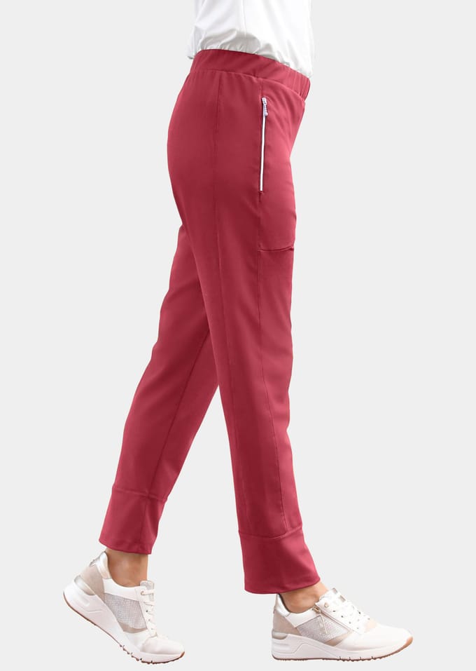 Jogpants - rood - Gr. 54 van Goldner Fashion
