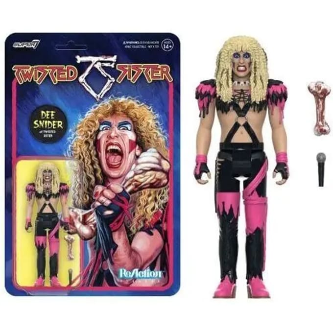 Verzamelaarsbeeldje Super7 Twisted Sister ReAction Dee Snider