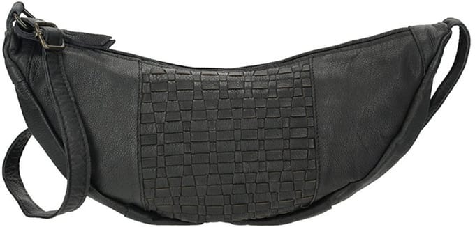 Enrico Benetti Sicily Leren Crossbodytas - Zwart