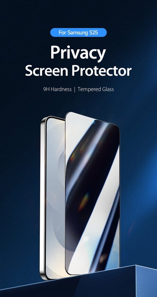 DUX DUCIS Samsung Galaxy S25 Privacy Screenprotector Gehard Glas Transparant