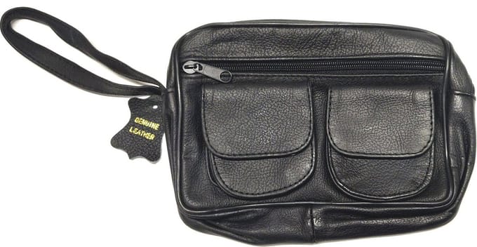 Rojafit Polstas Groot - Zwart - Leer ( Afmeting: L.20 x Br.6 x H.13 cm.)