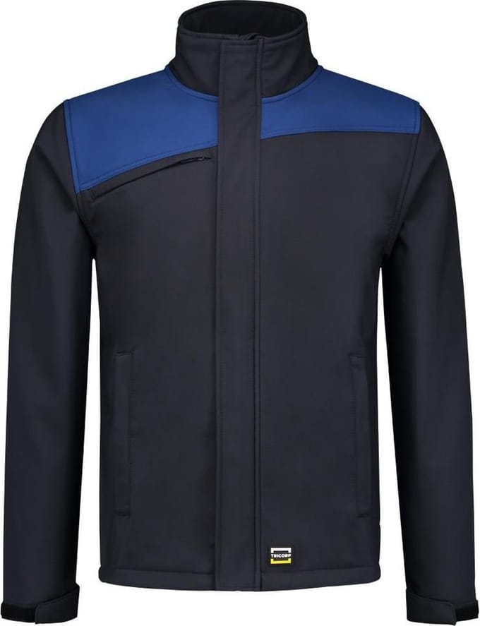 Tricorp Softshell Bicolor Naden 402021 - Mannen - Navy/Kobaltblauw - M