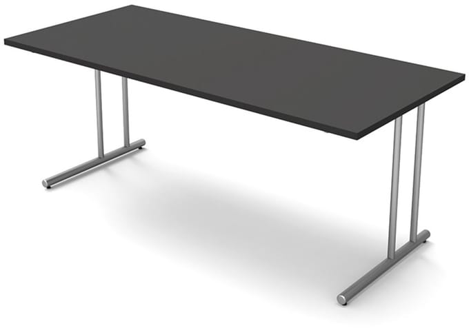 Bureau Profi antraciet 180cm