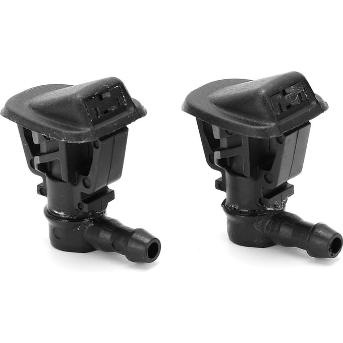 Voorruitenwisser Sproeier Nozzle 68164356AB Vervanging voor Wrangler JK 2013?2017 black