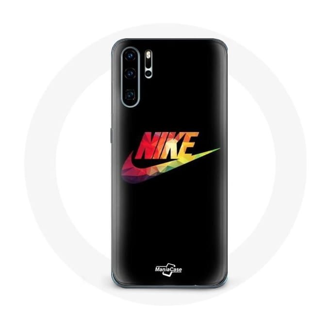 Coque pour Huawei P30 Pro Nike Logo Couleur fond noir