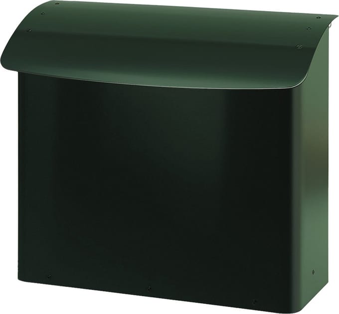 V-Part - Wandbrievenbus, b 41,5 cm - Galvanized steel Powder Coated - groen - Brievenbus