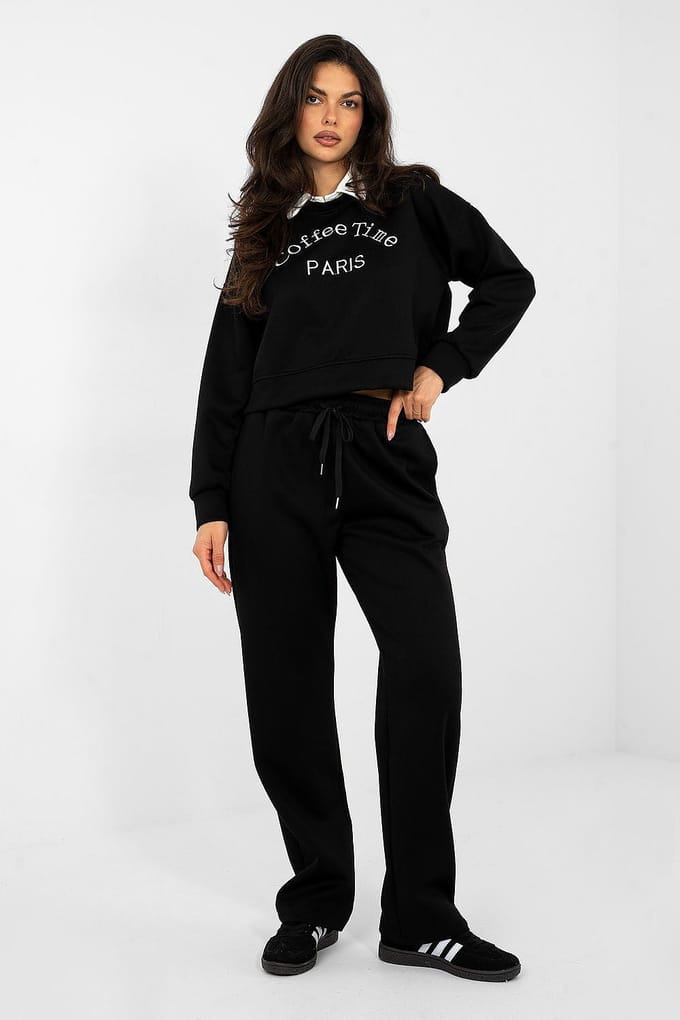 Lunara Lounge Set - Zwart / One Size