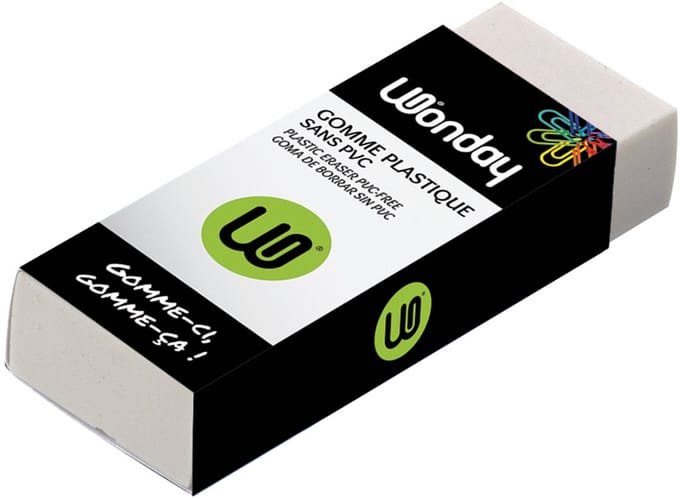Wonday kunststof-vlakgum, (B)60 x (D)21 x (H)11 mm