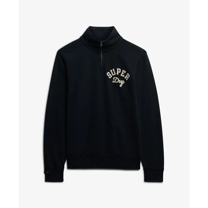 Ronde hals zip sweatshirt Superdry Vintage Athletic