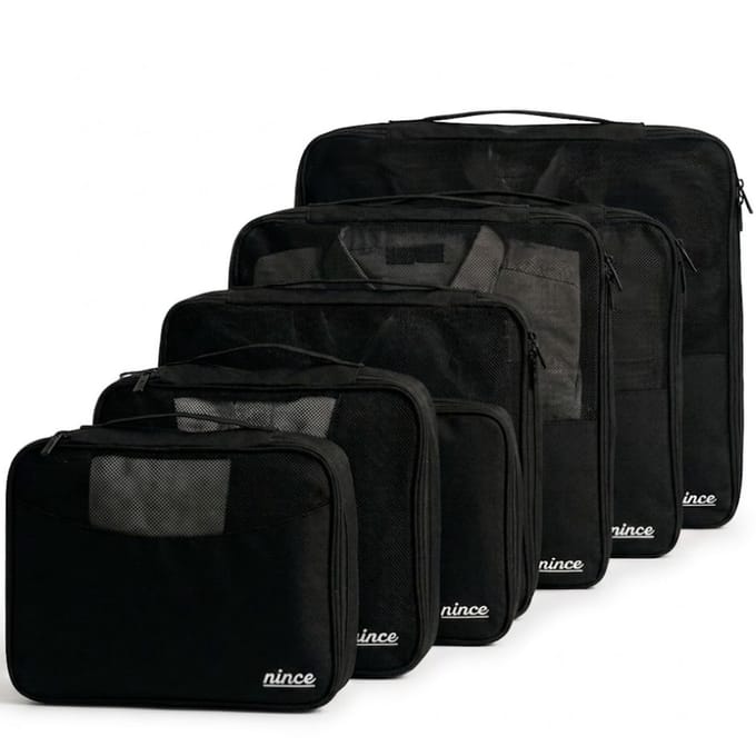 Nince Packing cubes - Koffer Organizer set - Bagage Organizers - Compression Cube - Travel Backpack Organizer