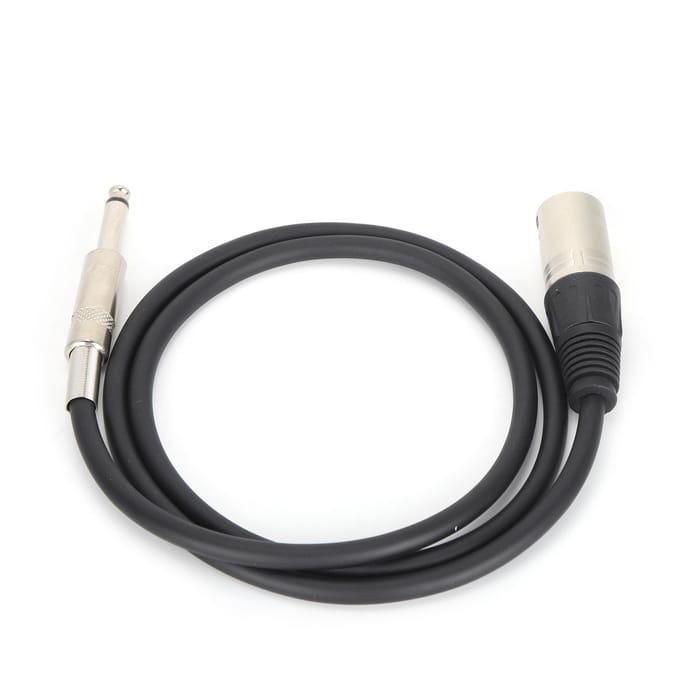 6,35 mm XLR Mannelijk naar TRS Jack Microfoonlijn Microfoonkabel voor Microfoons Luidsprekers Podium 3 Meters