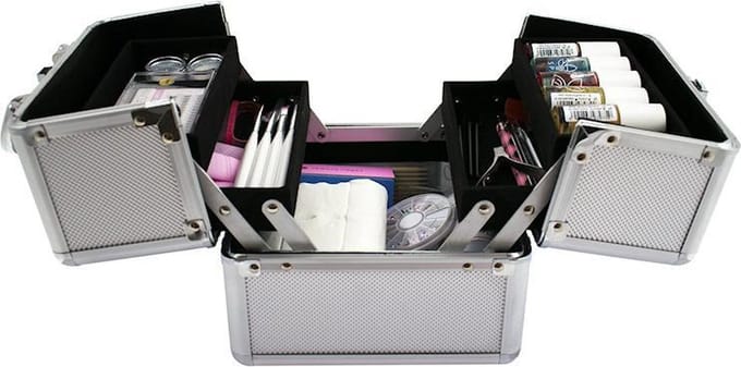 SUNONE LELANI Make Up Koffer Zilver