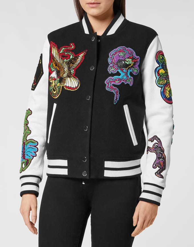 Leren Bomber Tattoo
