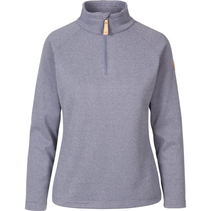 Trespass Dames/dames Olga Leder Fleece Top (Denim Blue Marl)