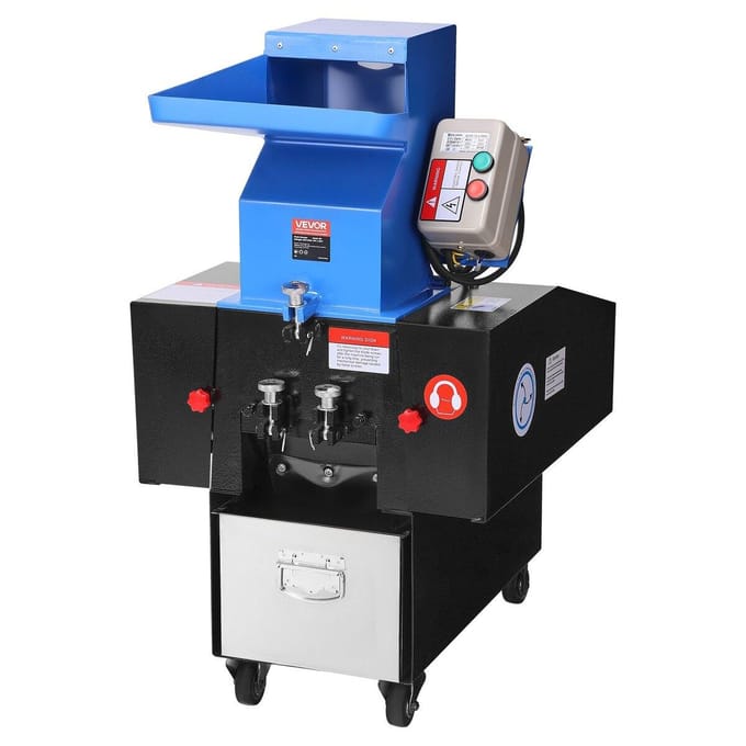 Broyeur Broyeur en Plastique 2.2KW Granulateur Machine de Recyclage 380V 3 Phases