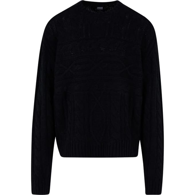 Urban Classics - Set In Boxy Sweater/trui - L - Zwart
