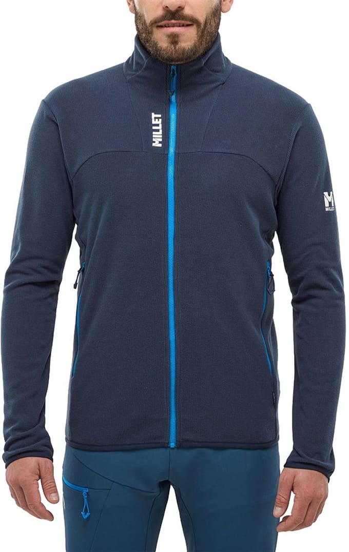 Millet Ubic Lightgrid Fleece Met Volledige Rits Blauw M Man