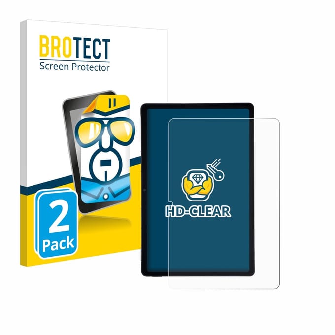 BROTECT - Screenprotector voor AGM Pad P2 - Folie Beschermfolie transparant 2 Stuks