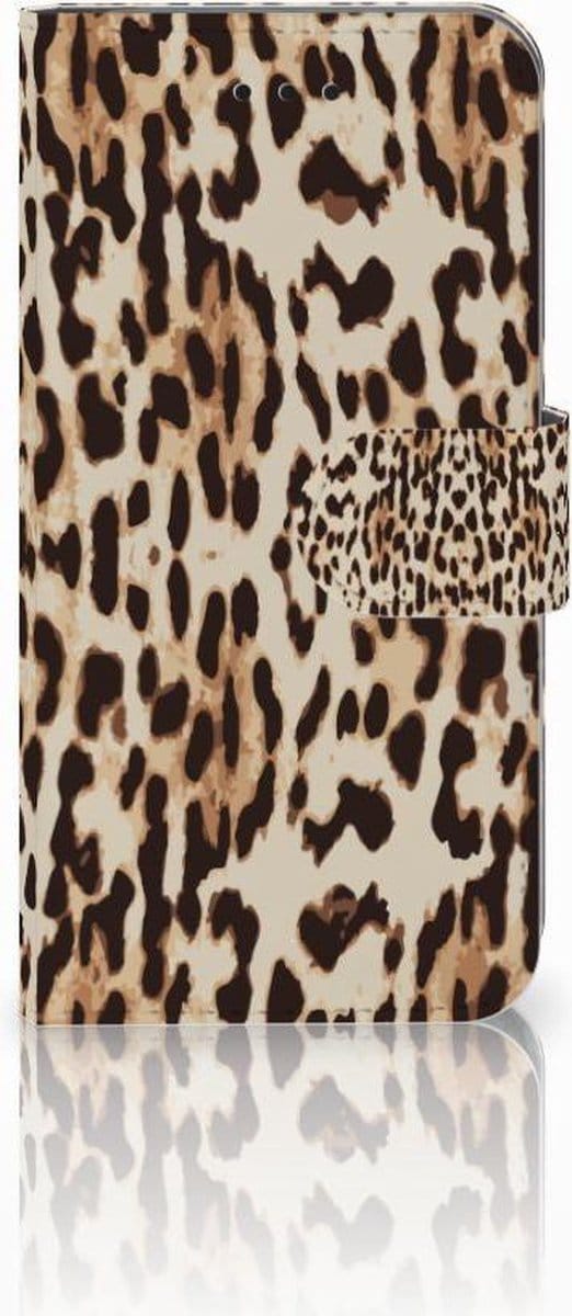 Apple iPhone X | Xs Telefoonhoesje met Pasjes Leopard