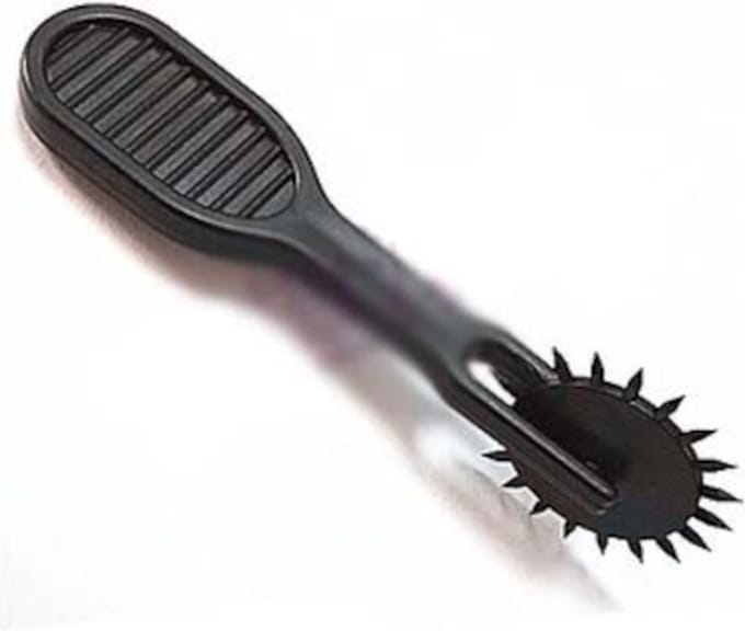 Bondage plastic Play - Pinwheel met 1 wieltje