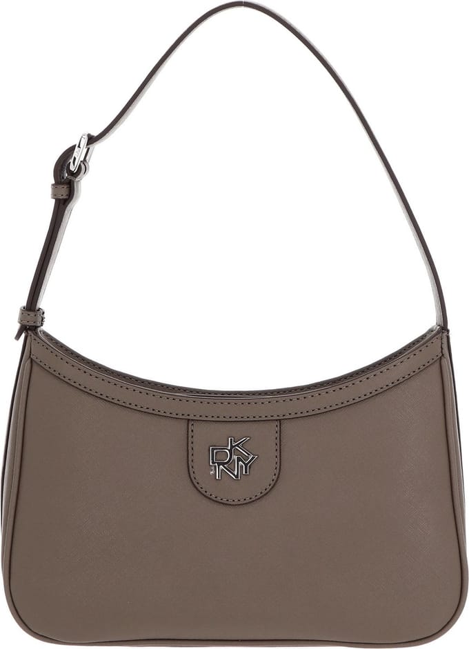 DKNY Schoudertas Carol Demi Shoulder Bag Truffle Lichtbruin