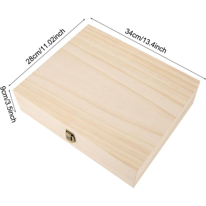 Boîte de rangement en bois naturel à une seule couche pour 74 bouteilles beige