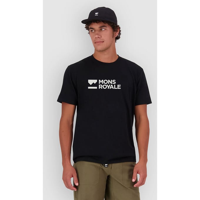 Mons Royale Icon Merino Tech Shirt zwart