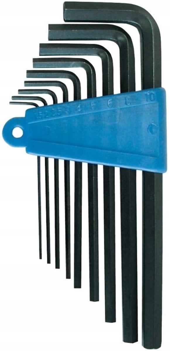 Mega 48049 - Inbussleutel Set - 1,5-10mm - 9 Stuks - Staal