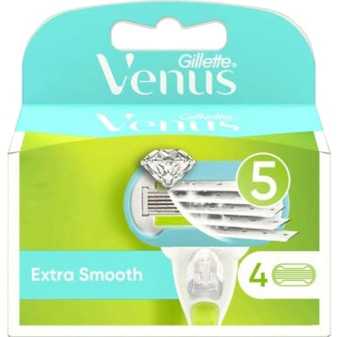 Gillette - Venus - Extra Smooth - Scheermesjes/Navulmesjes - 4 Stuks