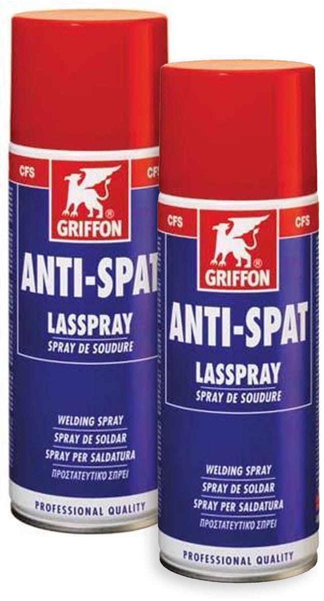 Griffon Lasspray 400ml spatvrij - anti spat - 2 stuks