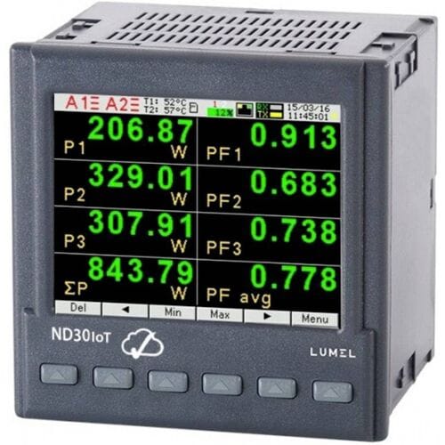 Lumel ND30IoT 1121MSM0 Digitaal DIN-railmeetapparaat
