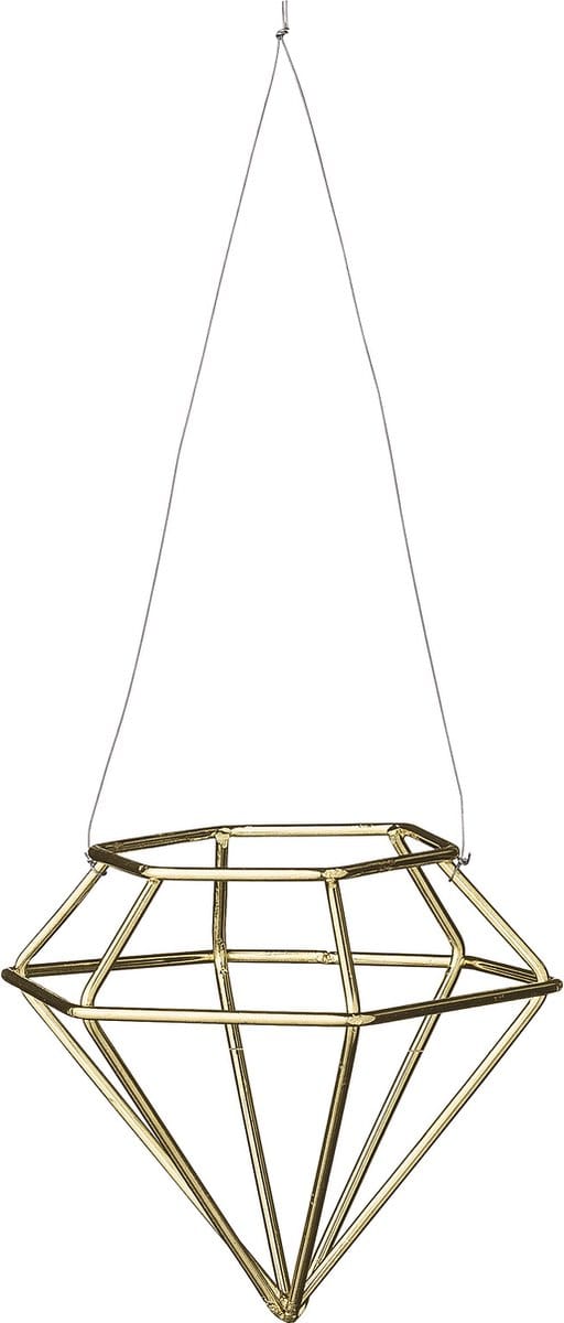 kersthanger Diamondshape Gold - Bloomingville