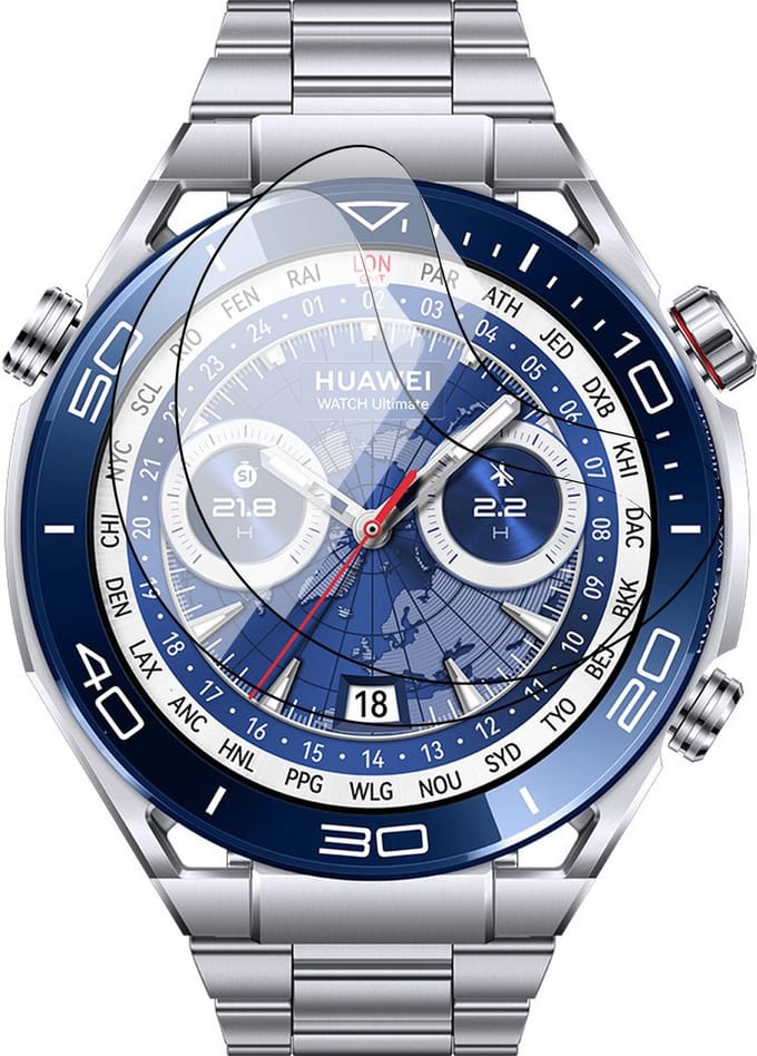 Screenprotector geschikt voor Huawei Watch Ultimate - 2x FlexGuard Screen Protector