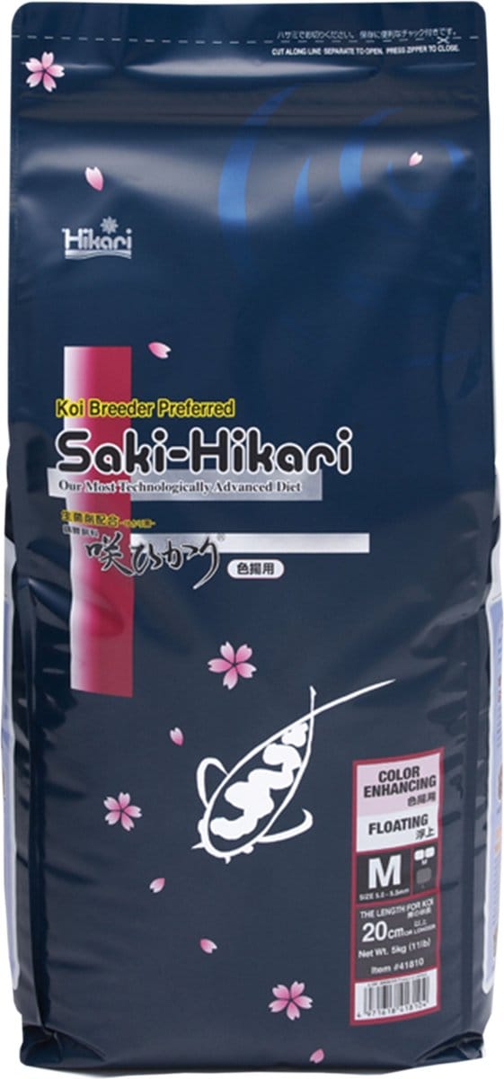 Saki Hikari Color Medium - 5 Kg - Koikarper Voeding - Visvoer