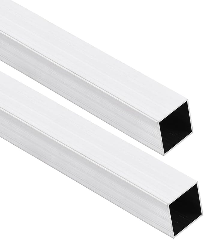 2 Stuks 30mm x 30mm x 1.2mm Aluminium Vierkante Buizen van 200mm Lengte voor Machinebouw, Frameconstructie en DIY Projecten