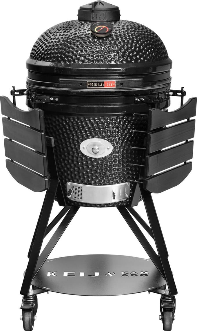 Keij Kamado Pro Large Glanzend Zwart 21 Inch