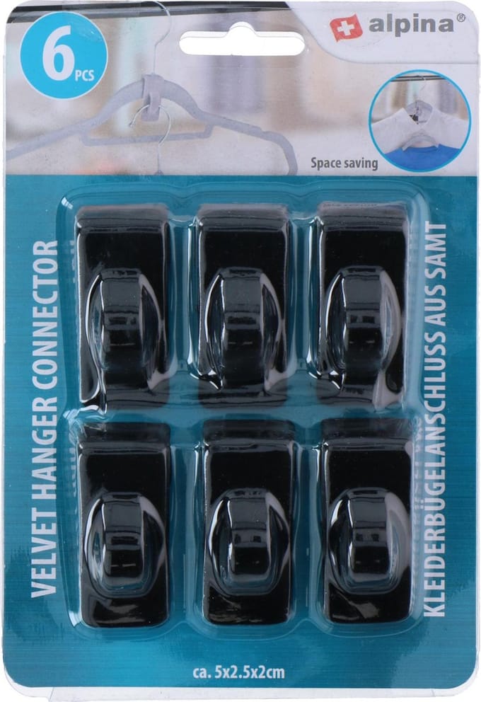 Alpina Kleerhanger verbinder 6 stuks (1 stuk) assorti