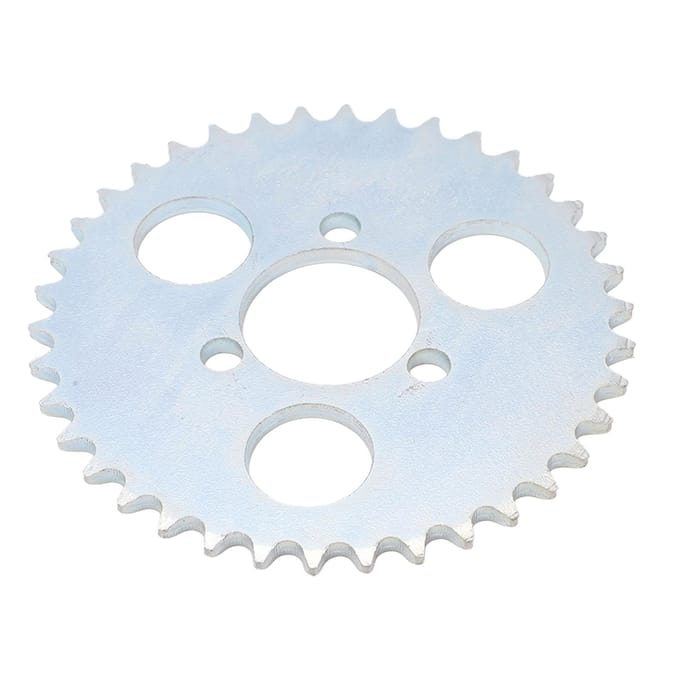 Pignon de roue arrière T8F 38T de 101 mm de diamètre, léger et portable, adapté pour 2 temps 43cc 49cc white