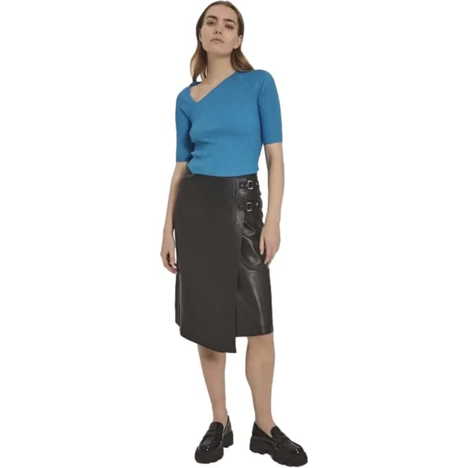 Leren rok voor dames Norr Albana