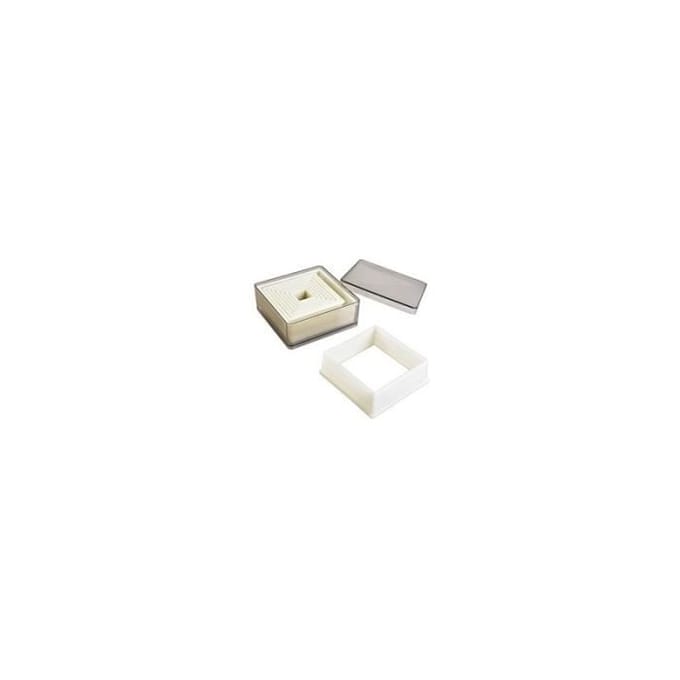 Ibili 784203 Lot de 9 emporte-pièces carré lisse