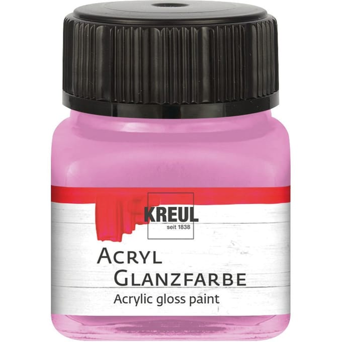 KREUL Acrylglansverf, 20 ml - Rose