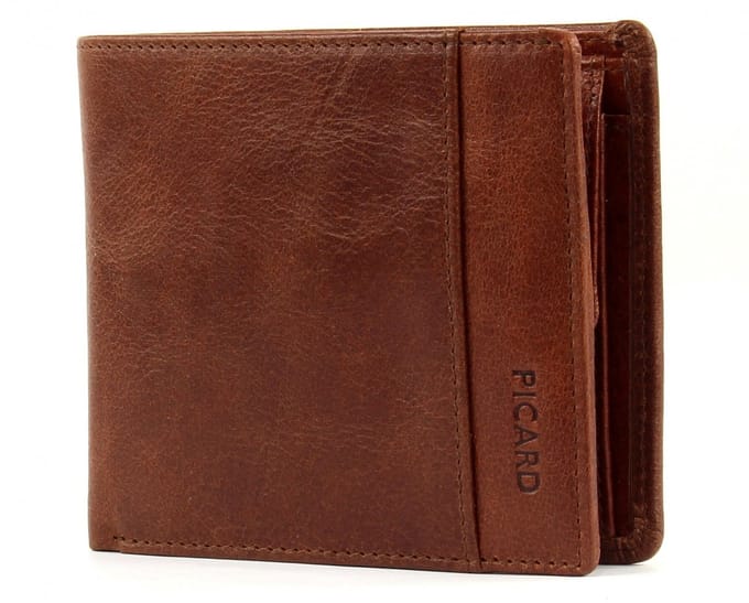 PICARD portemonnee Buddy 1 Slim Wallet Cognac bruine
