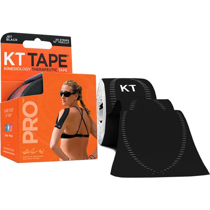 KT Tape Pro precut 5 meter zwart 20 Stuks