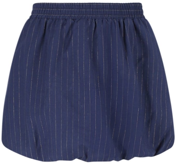 Like Flo winter rok meisjes teens - navy blauw - Silver - pinstripe