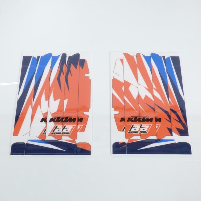 kit stickers deco radiator grill blackbird voor motor ktm 250 sx 2016
