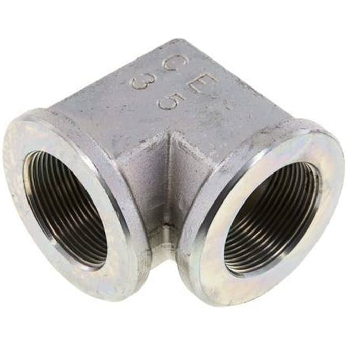 L-Koppeling G1'' Binnendraad Hoge Druk Staal 160bar  Hydrauliek